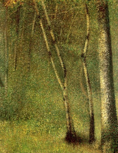 In the Forest at Pontaubert by Georges Seurat